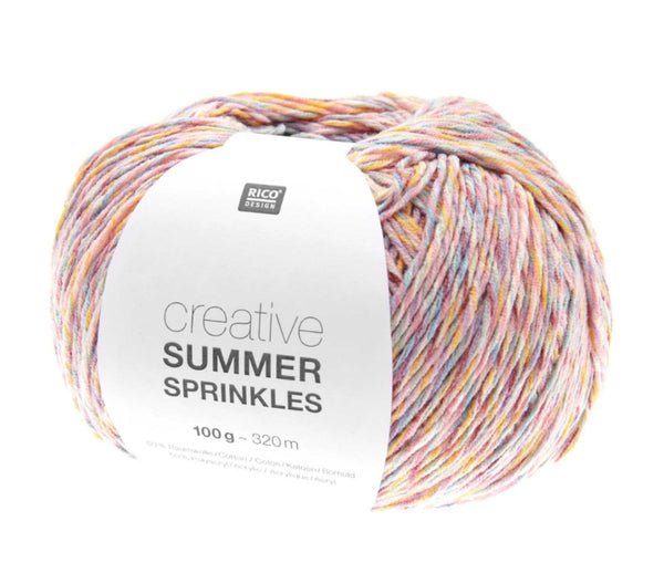 Rico Creative Summer Sprinkles DK Yarn 100g - Pastel 001