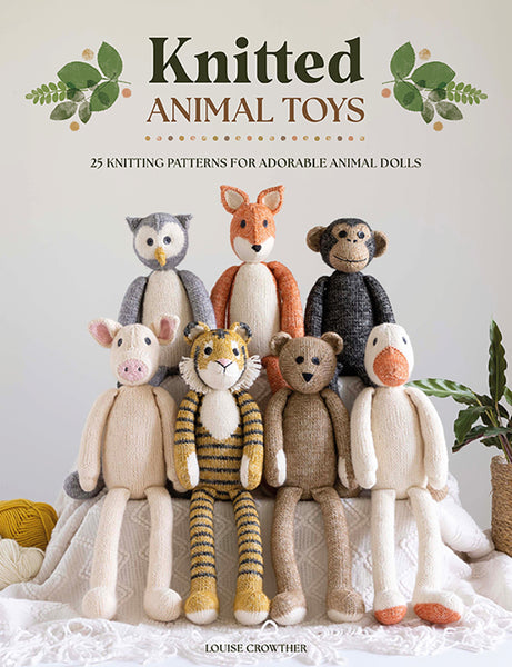 Knitted Animal Toys by Louise Crowther