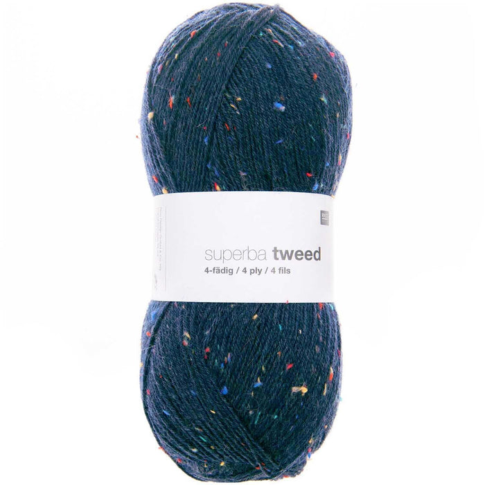Rico Design Superba Tweed 4 Ply Sock Yarn 100g - All Shades