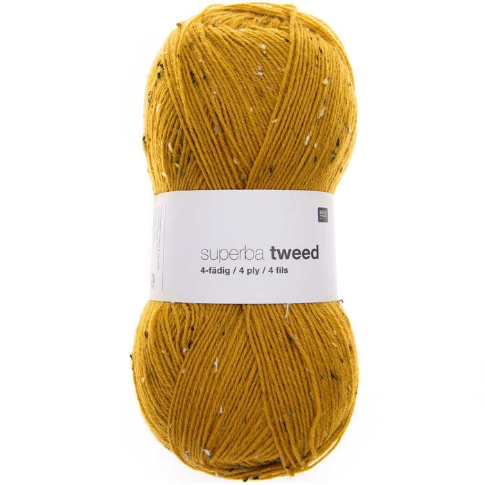 Rico Design Superba Tweed 4 Ply Sock Yarn 100g - All Shades