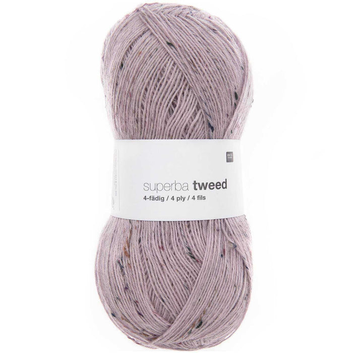 Rico Design Superba Tweed 4 Ply Sock Yarn 100g - All Shades