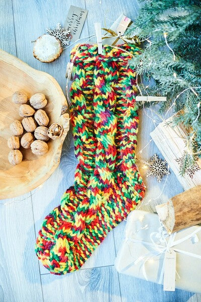 Knitting Pattern - Stocking & Christmas Tree Skirt - Stylecraft Winter Magic XL - 10029