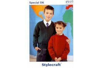 Knitting Pattern Childs Sweaters - Stylecraft DK - 4910