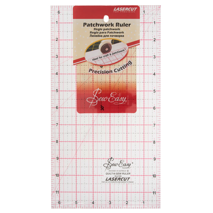 Sew Easy Patchwork Ruler 12” x 6.5” NL4180