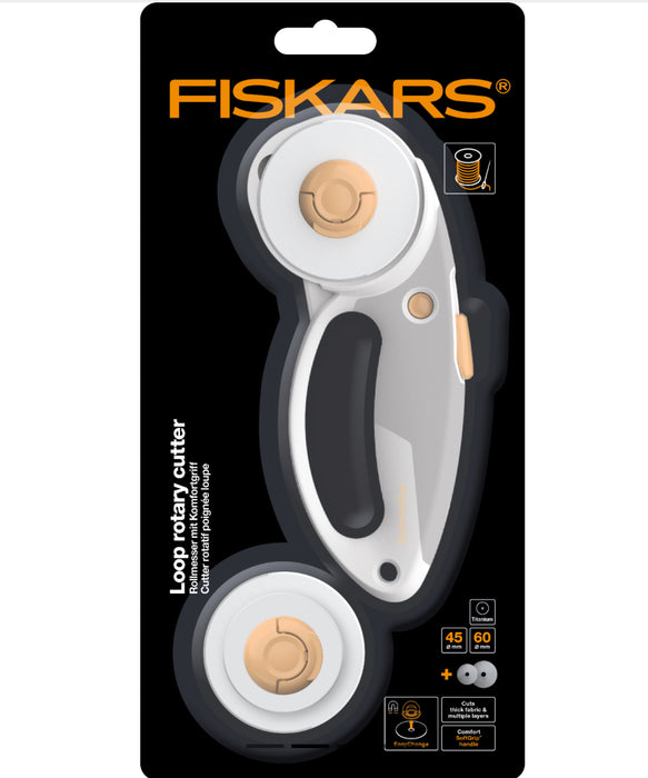 Fiskars Rotary Cutter 45mm & 60mm DuoLoop Titanium F1066048