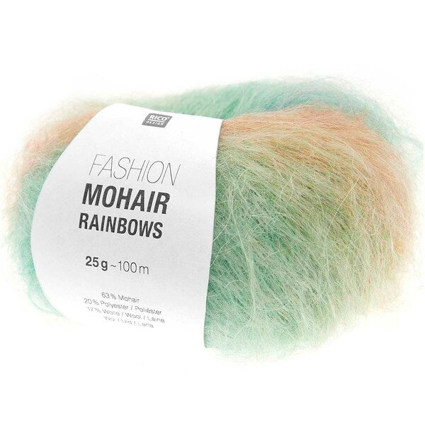 Rico Fashion Mohair Rainbows yarn 25g - Pastel 001