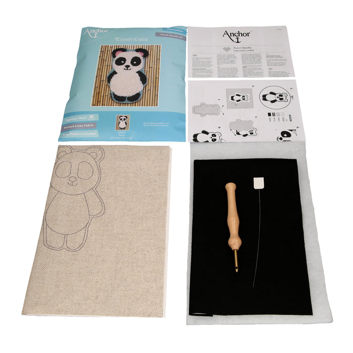 Anchor Punch Needle Kit Panda Intermediate AP015
