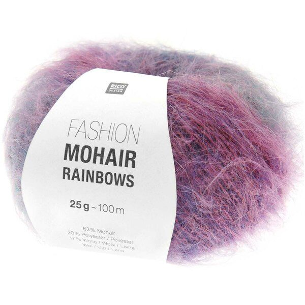Rico Fashion Mohair Rainbows Yarn 25g - Flower 003