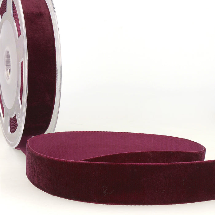 Stephanoise Velvet Ribbon 16mm x 1 Metre S990D016 - All Shades