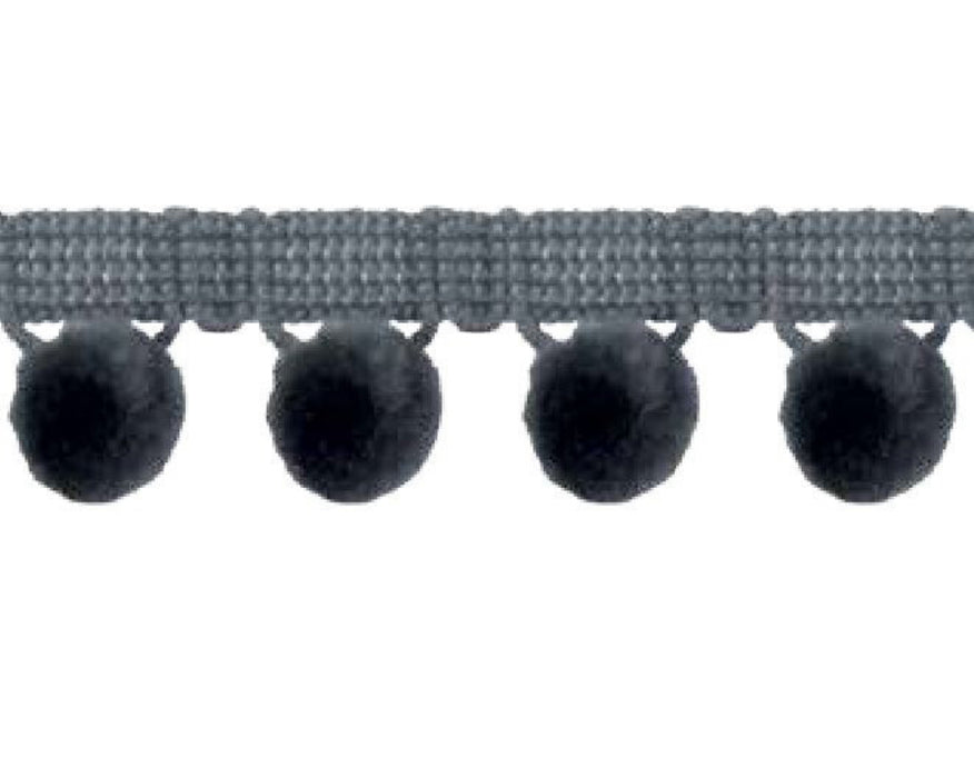 Simplicity Pom Pom Trim 28mm Ball Fringe 1 Metre - All Colours