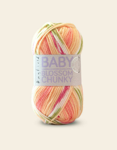 Hayfield Baby Blossom Chunky Baby Yarn 100g - Orange Blossom 372