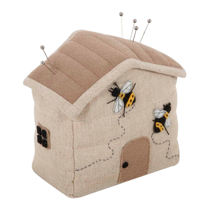 Hobby Gift Pin Cushion Applique Beehive House PCBHA\347