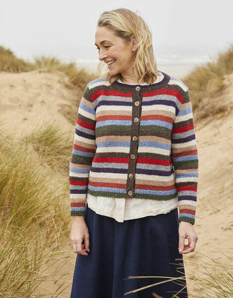 Knitting Pattern Ladies Coast and Country Cardigan - Sirdar Haworth Tweed DK - 10693
