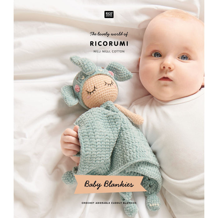 Rico Design The Lovely World of Ricorumi Nilli Nilli, Cotton Baby Blankies Crochet Book - 90102.01.00