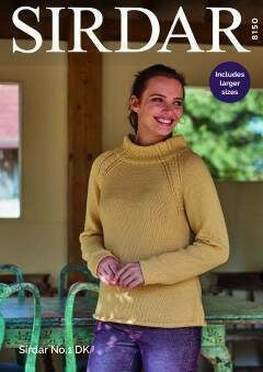 Knitting Pattern Sweater in Sirdar No1 DK (Leaflet)