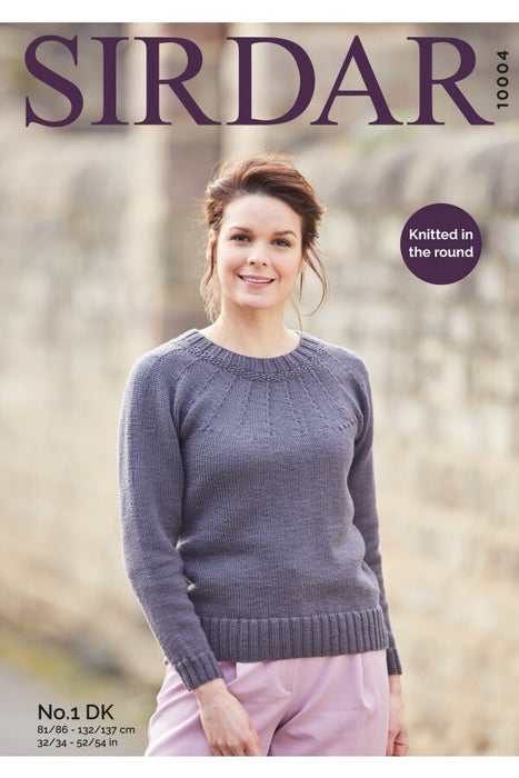 Knitting Pattern Ladies Cardigan in Sirdar No1 DK (Leaflet) 10006 *