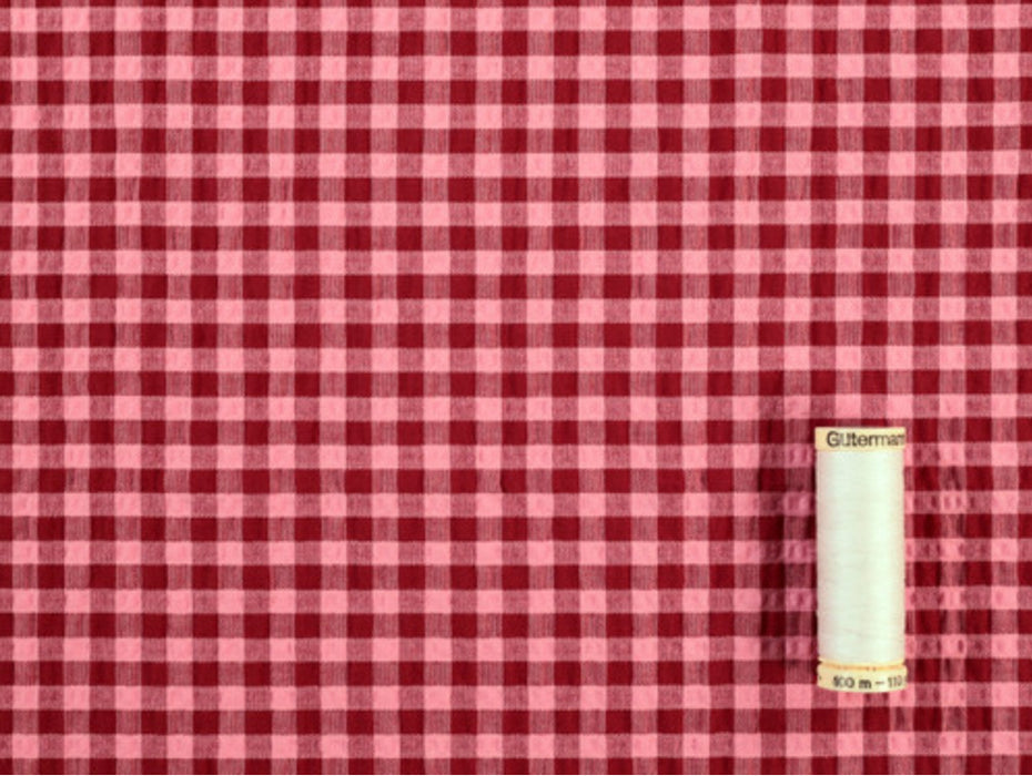Fabric Godmother Rowan Gingham Seersucker - Half Metre - 2 Colours