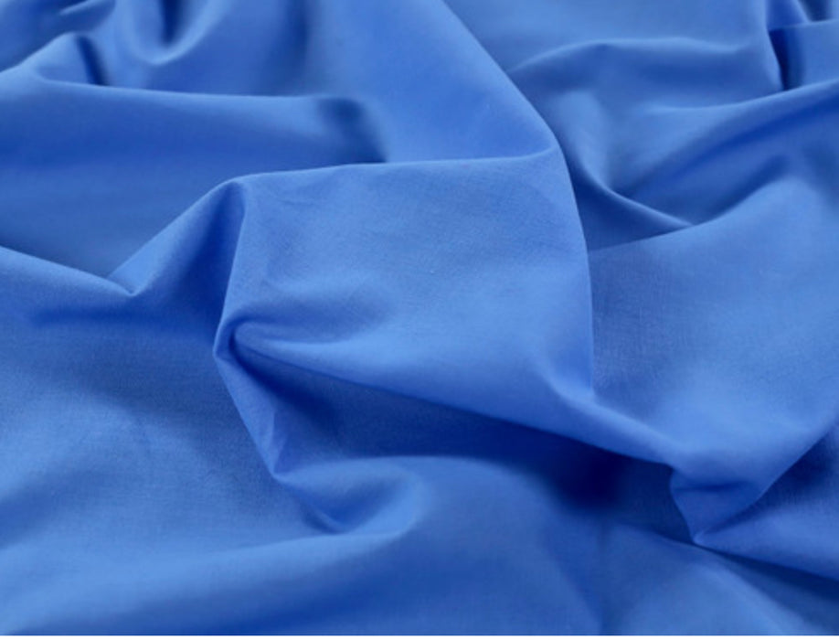 Fabric Godmother Palma Cotton Lawn Periwinkle - Half Metre
