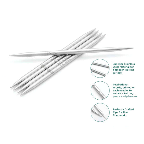 KnitPro The Mindful Collection Double Pointed Knitting Needles 3.00mm 15cm - KP36005