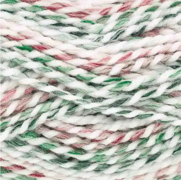 King Cole Christmas Super Chunky Yarn  100g - Candy Cane 6103