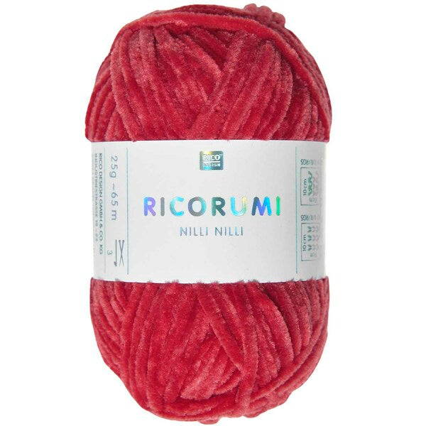 Rico Ricorumi Nilli Nilli Yarn 25g - Red 009