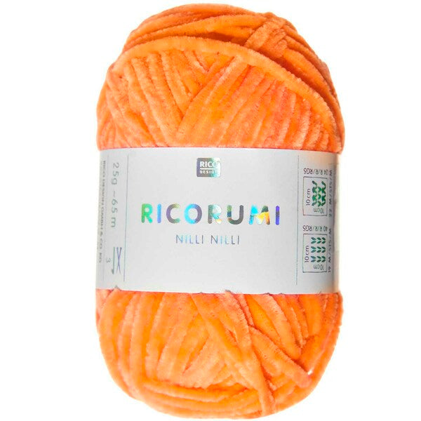 Rico Ricorumi Nilli Nilli Yarn 25g - Neon Orange 029