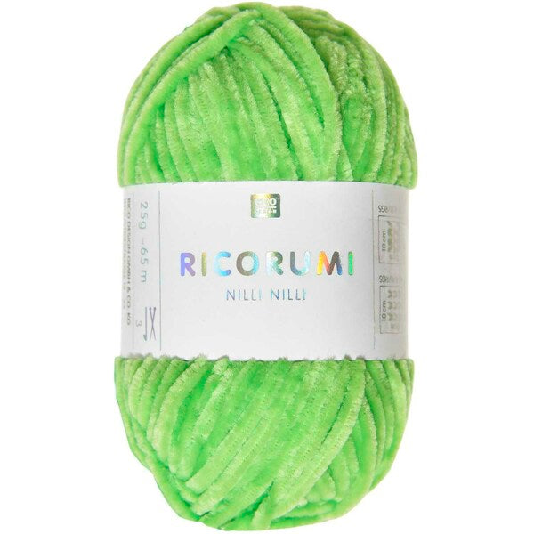 Rico Ricorumi Nilli Nilli Yarn 25g - Neon Green 030
