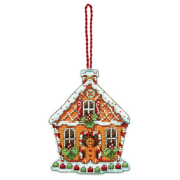 Dimensions Ornament Gingerbread House Counted Cross Stitch Kit - 70-08917