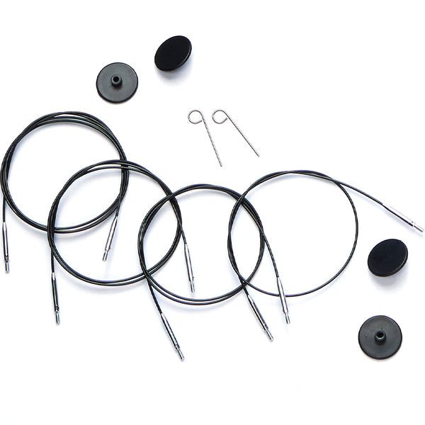 KnitPro Swivel Interchangeable Knitting Needle Cable 100cm 40" - KP10675