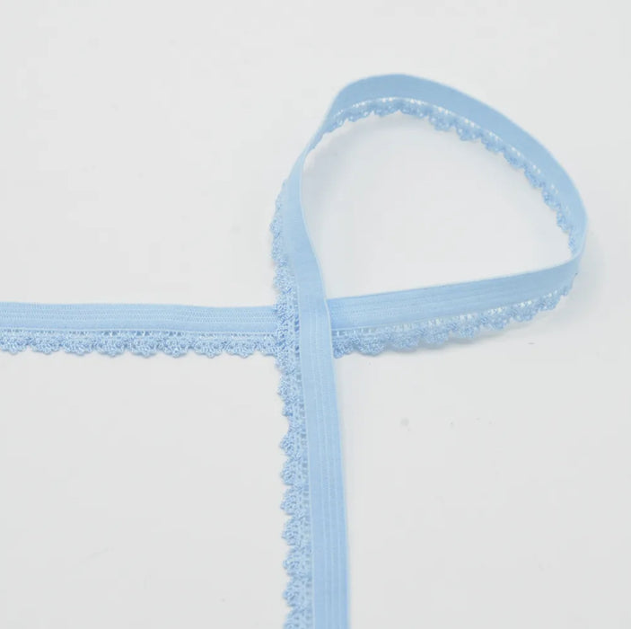 Quality Textiles Lace Elastic 12mm wide x 1 metre XLA15-012-561 - Various Colours