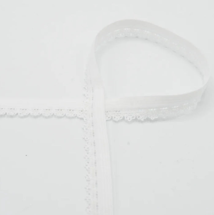 Quality Textiles Lace Elastic 12mm wide x 1 metre XLA15-012-561 - Various Colours