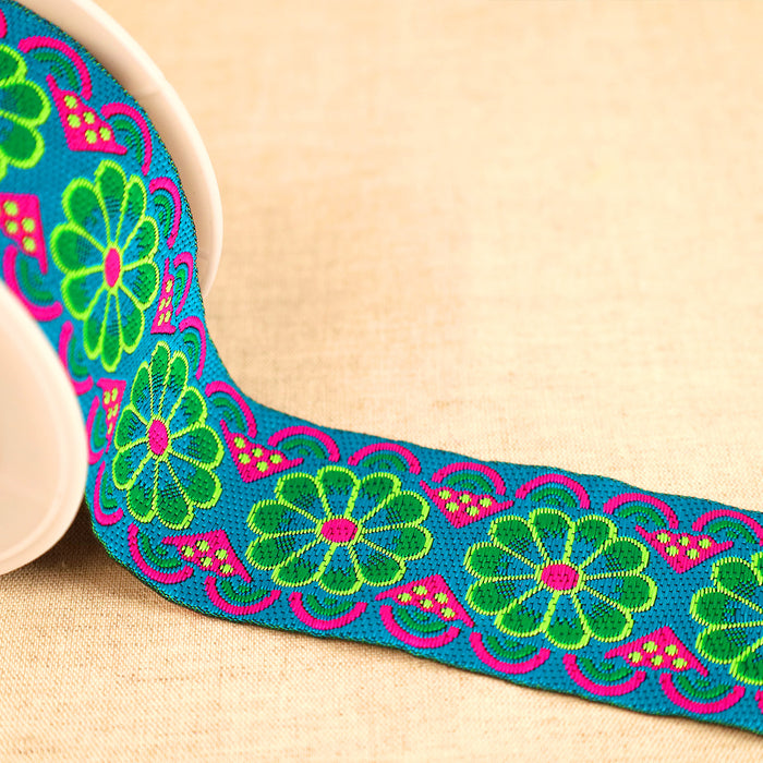 Stephanoise Trim Jacquard 50mm x 1m S4781D050