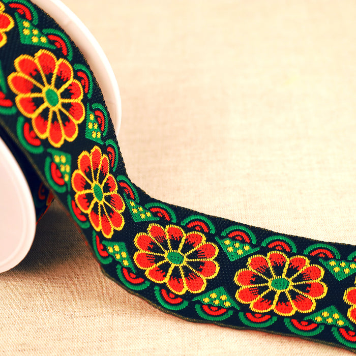 Stephanoise Trim Jacquard 50mm x 1m S4781D050