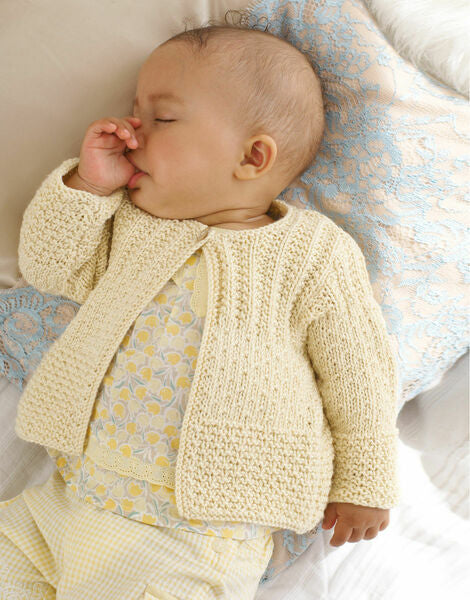 Knitting Pattern Baby & Childs Cardigans Sirdar Snuggly Bamboo DK - 1802