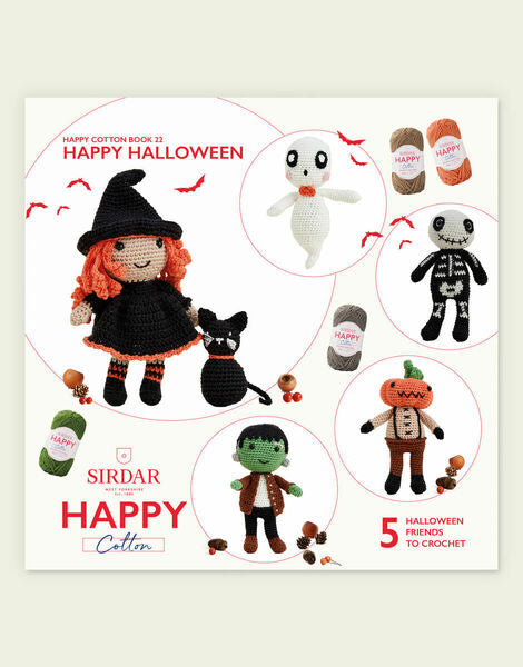 Sirdar Happy Cotton Book 5 Halloween Amigurumi - BK580