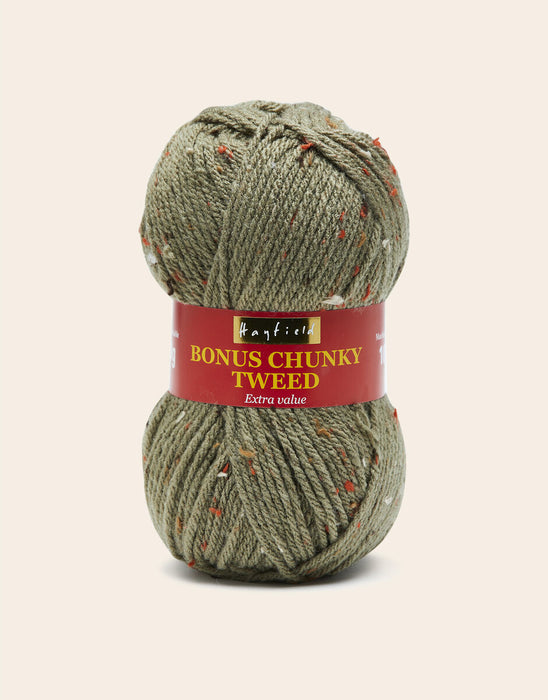 Hayfield Bonus Tweed Chunky Yarn 100g - All Shades