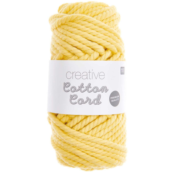 Rico Creative Cotton Cord 130g - Pastel Yellow 021 *