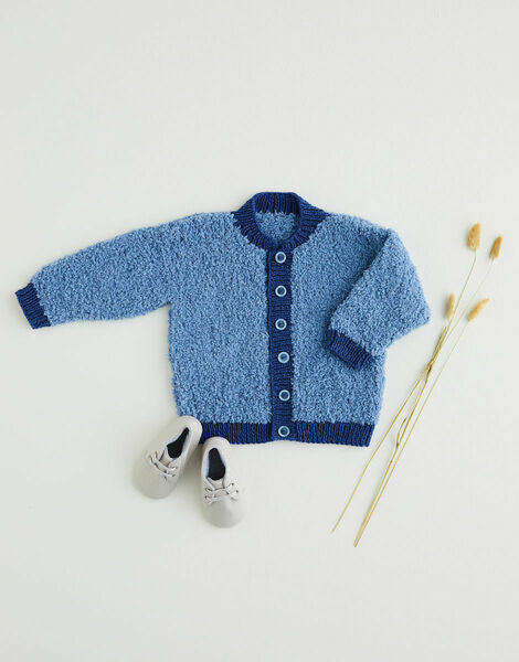 Knitting Pattern Bomber Jacket 0-24 Months Sirdar Snuggly Snowflake & Snuggly DK - 5394