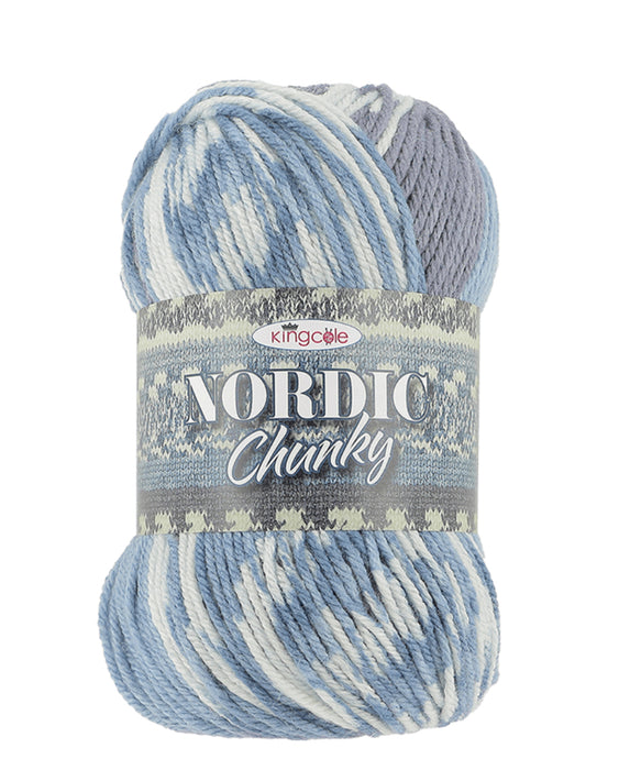 King Cole Nordic Chunky Yarn 150g - All Shades