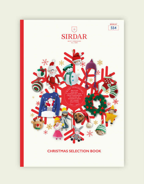 Sirdar Christmas Selection Book To Knit & Crochet 554