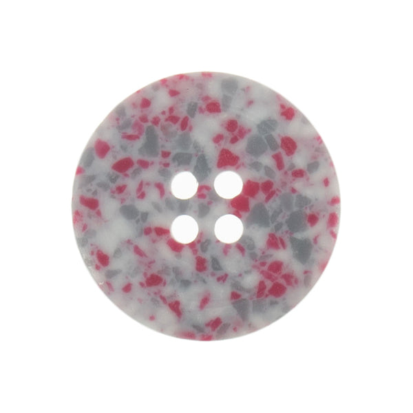 Trimits Buttons Eco-Conscious Recycled Plastic Scrap Buttons 4 Hole 20mm Pink - G467220/6