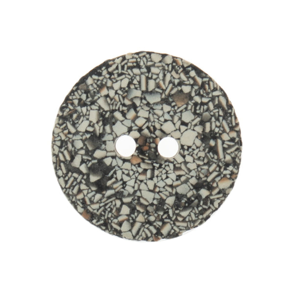 Trimits Buttons Eco-Conscious Recycled Eggshell Buttons 2 Hole 20mm Medium Grey - G467420/32