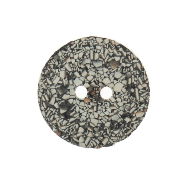 Trimits Buttons Eco-Conscious Recycled Eggshell Buttons 2 Hole 18mm Medium Grey - G467418/32