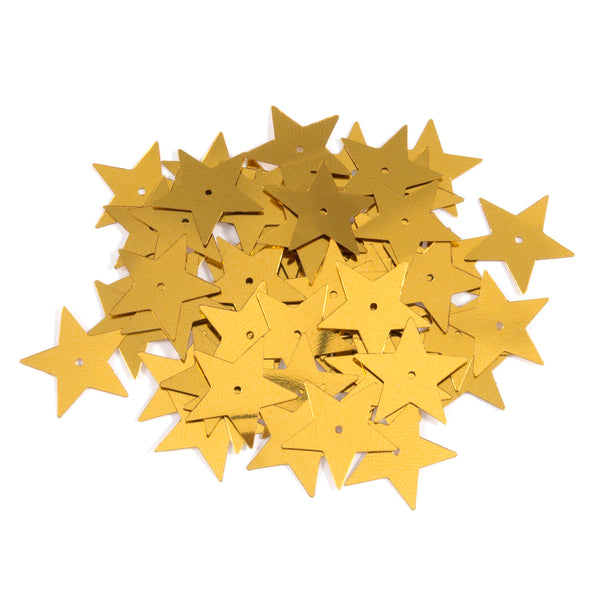 Trimits Sequins Stars 20mm  Gold - 104/02