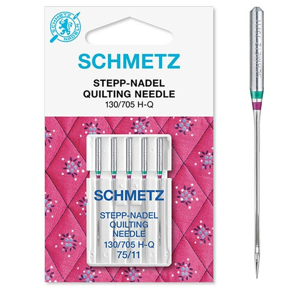 Schmetz Sewing Machine Needles Quilting 75 (11) - 130/705 H-Q
