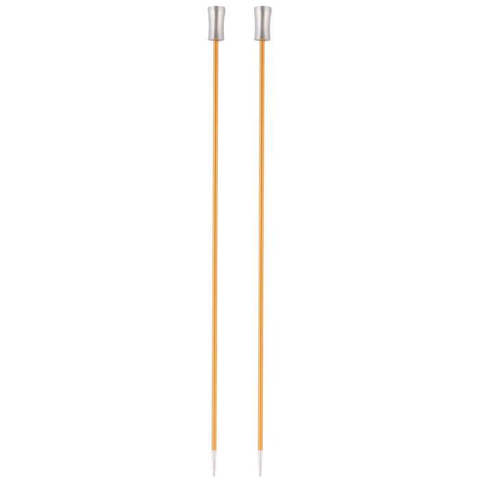 KnitPro Zing Single-Ended Knitting Needles 25cm - All Sizes