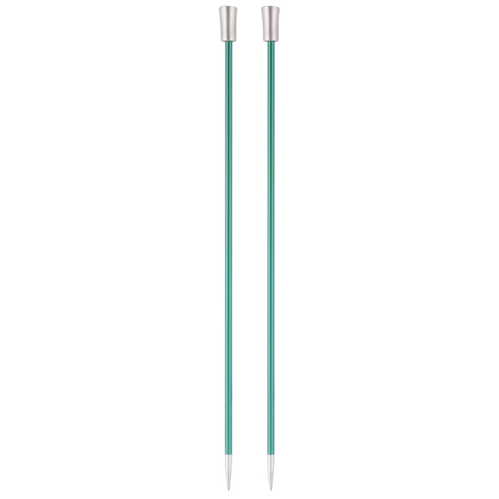 KnitPro Zing Single-Ended Knitting Needles 25cm - All Sizes
