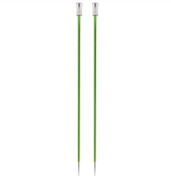 KnitPro Zing Single-Ended Knitting Needles 25cm - All Sizes