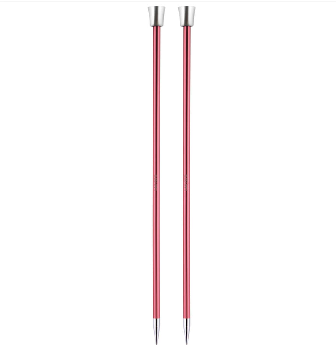 KnitPro Zing Single-Ended Knitting Needles 25cm - All Sizes