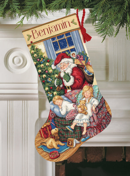 Dimensions Counted Cross Stitch Kit Sweet Dreams Stocking - DO8740